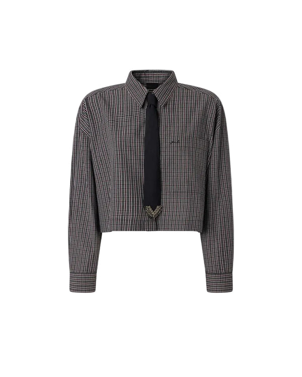 Pinko Carlina Cropped Blouse - HEARTS Zandvoort