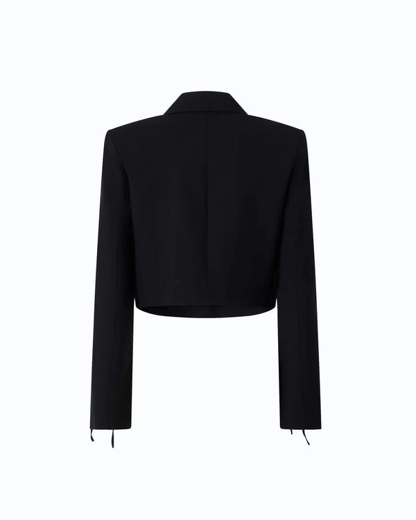 Pinko Cropped Blazer Black - HEARTS Zandvoort