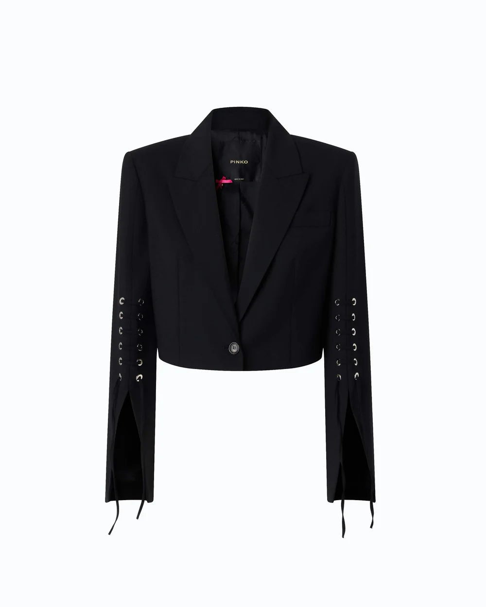 Pinko Cropped Blazer Black - HEARTS Zandvoort