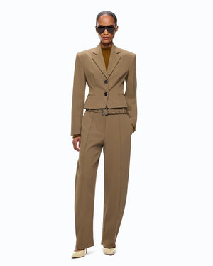 Pinko Cropped Blazer Green - HEARTS Zandvoort