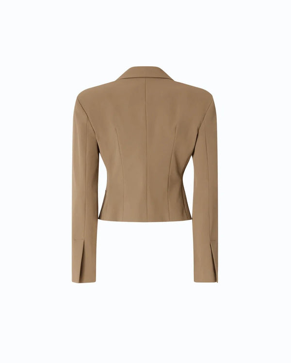 Pinko Cropped Blazer Green - HEARTS Zandvoort
