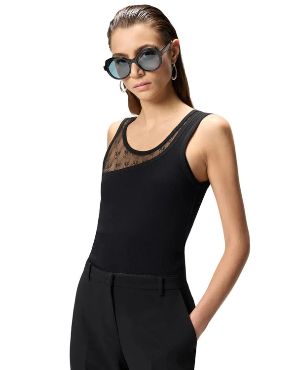 Pinko Cupboard Top Black - My Store