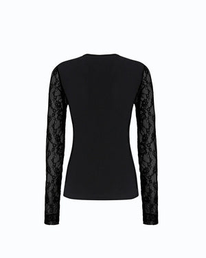 Pinko Fucecchio T-Shirt Black - HEARTS Zandvoort