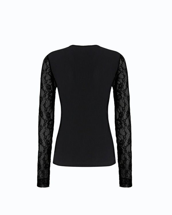 Pinko Fucecchio T-Shirt Black - HEARTS Zandvoort