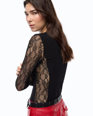 Pinko Fucecchio T-Shirt Black - HEARTS Zandvoort