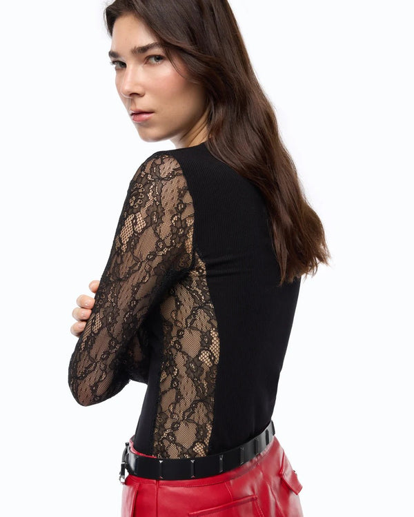 Pinko Fucecchio T-Shirt Black - HEARTS Zandvoort