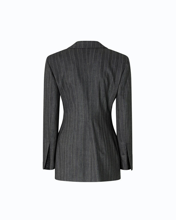 Pinko Gilia Blazer Grey/Pink - HEARTS Zandvoort