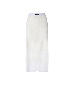 Pinko Harmonie Skirt White - My Store