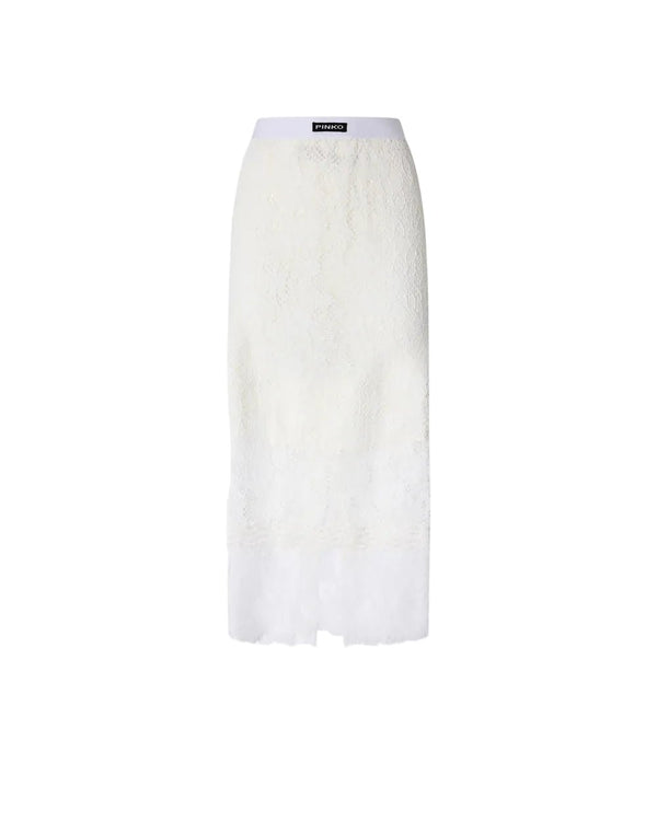 Pinko Harmonie Skirt White - My Store