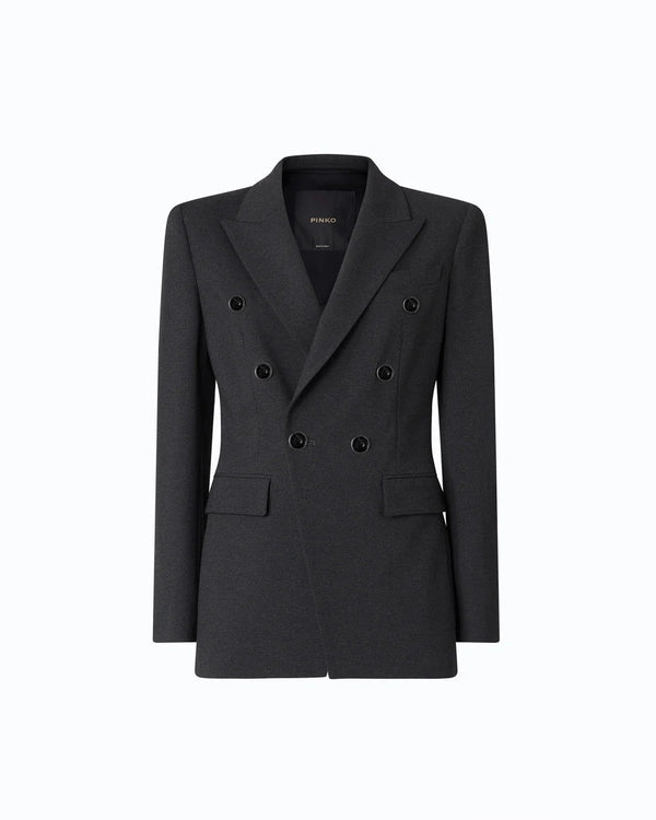 Pinko Hibiscus Blazer Dark Grey - HEARTS Zandvoort