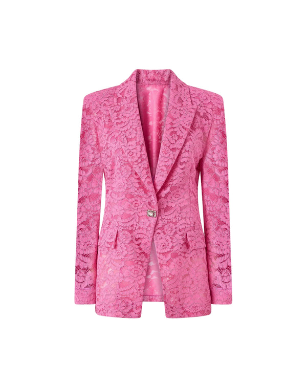 Pinko Lace Blazer Pink - My Store