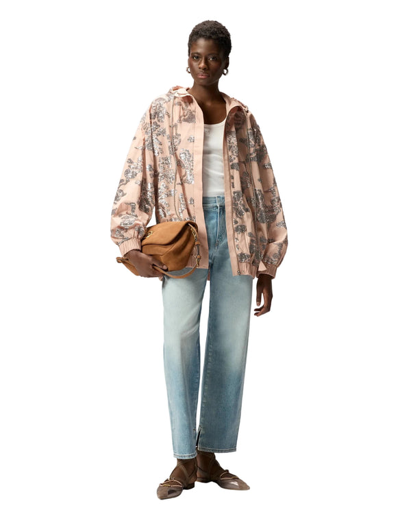 Pinko Maracuja Bomber Nude/Zilver - My Store