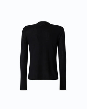 Pinko Merino Wool Sweater Black - HEARTS Zandvoort