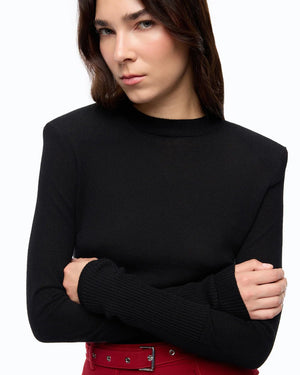 Pinko Merino Wool Sweater Black - HEARTS Zandvoort