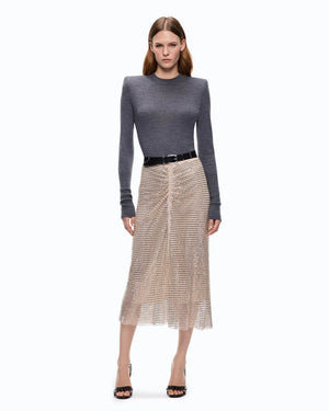 Pinko Merino Wool Sweater Grey - HEARTS Zandvoort