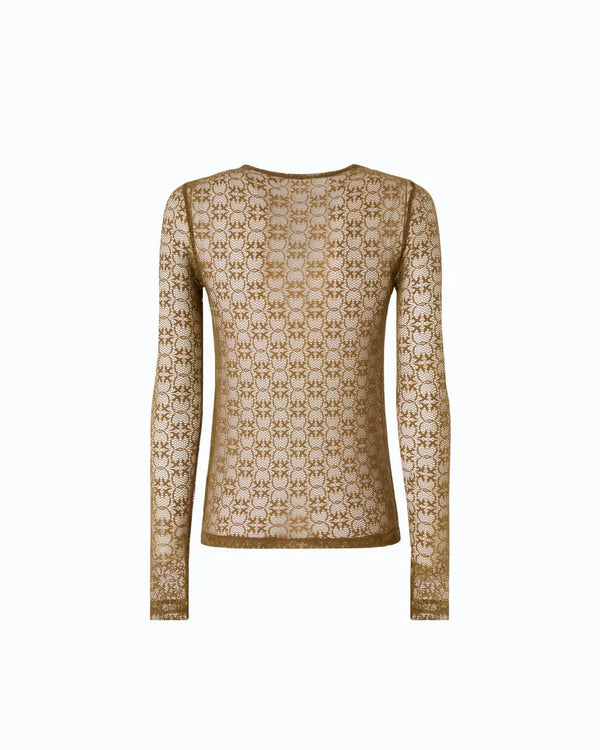 Pinko Mesh Top Green - HEARTS Zandvoort