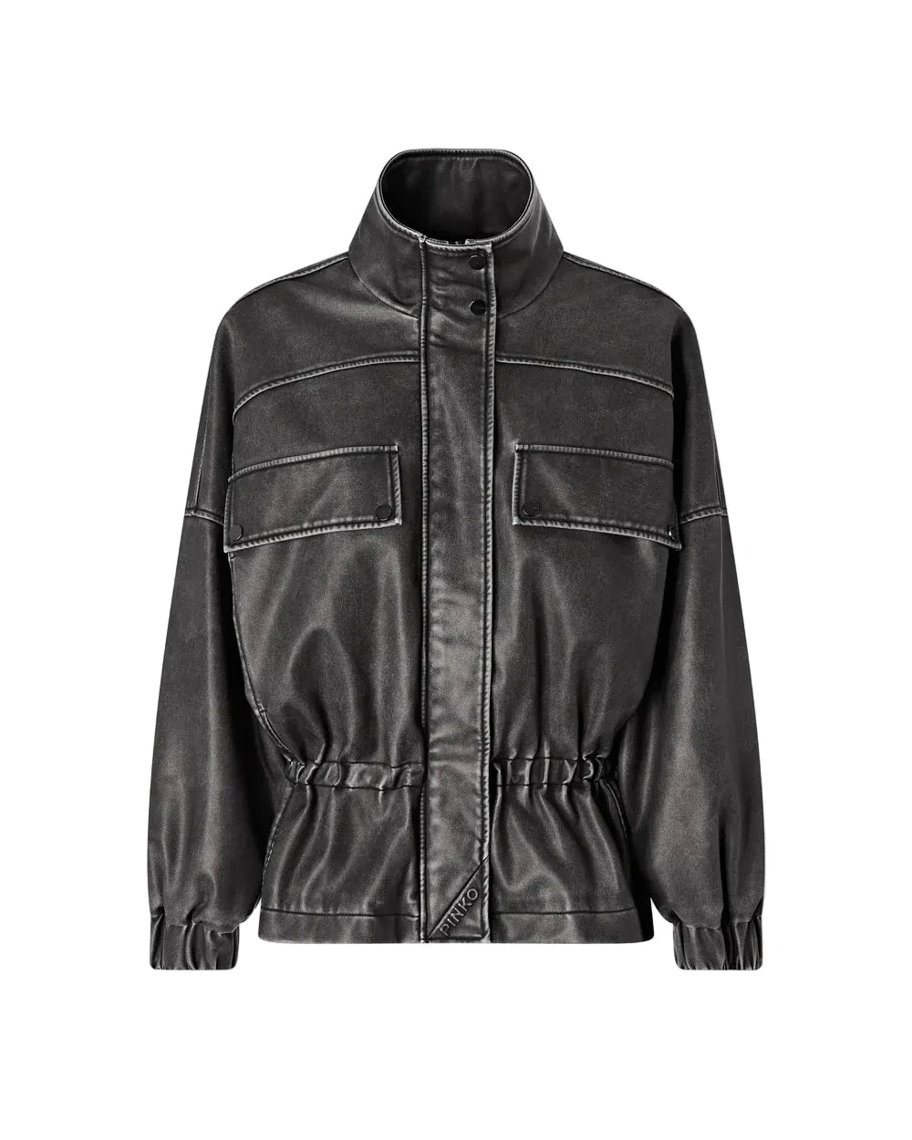 Pinko Pea Coat Grey - HEARTS Zandvoort
