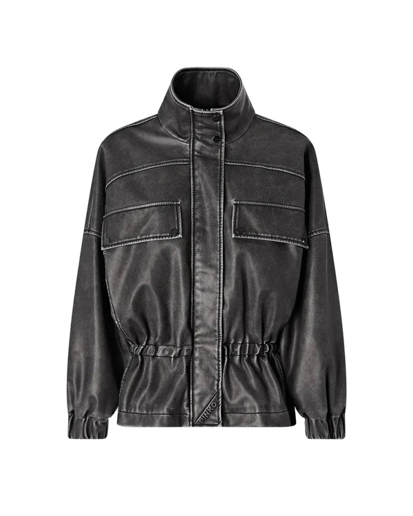Pinko Pea Coat Grey - HEARTS Zandvoort