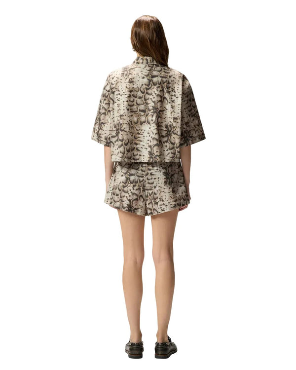 Pinko Pescara Cropped Blouse Snake - My Store