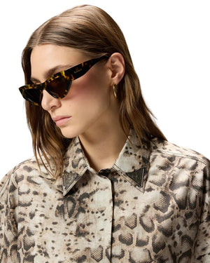 Pinko Pescara Cropped Blouse Snake - My Store