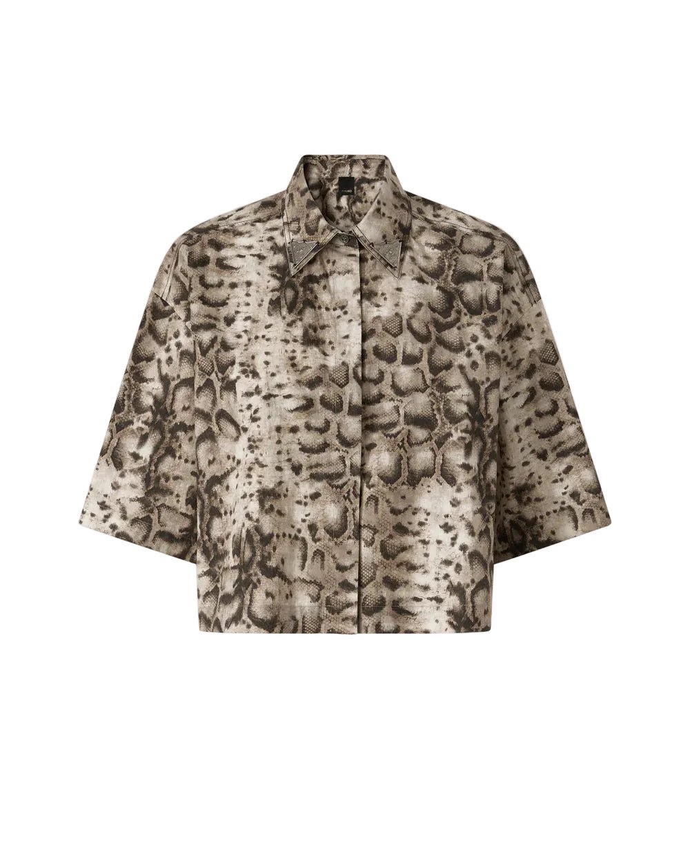 Pinko Pescara Cropped Blouse Snake - My Store