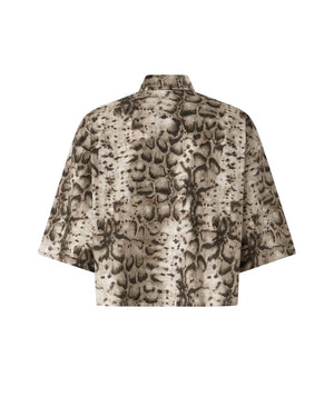 Pinko Pescara Cropped Blouse Snake - My Store