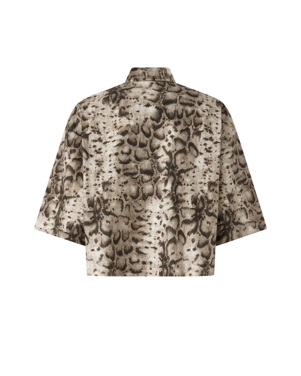 Pinko Pescara Cropped Blouse Snake - My Store