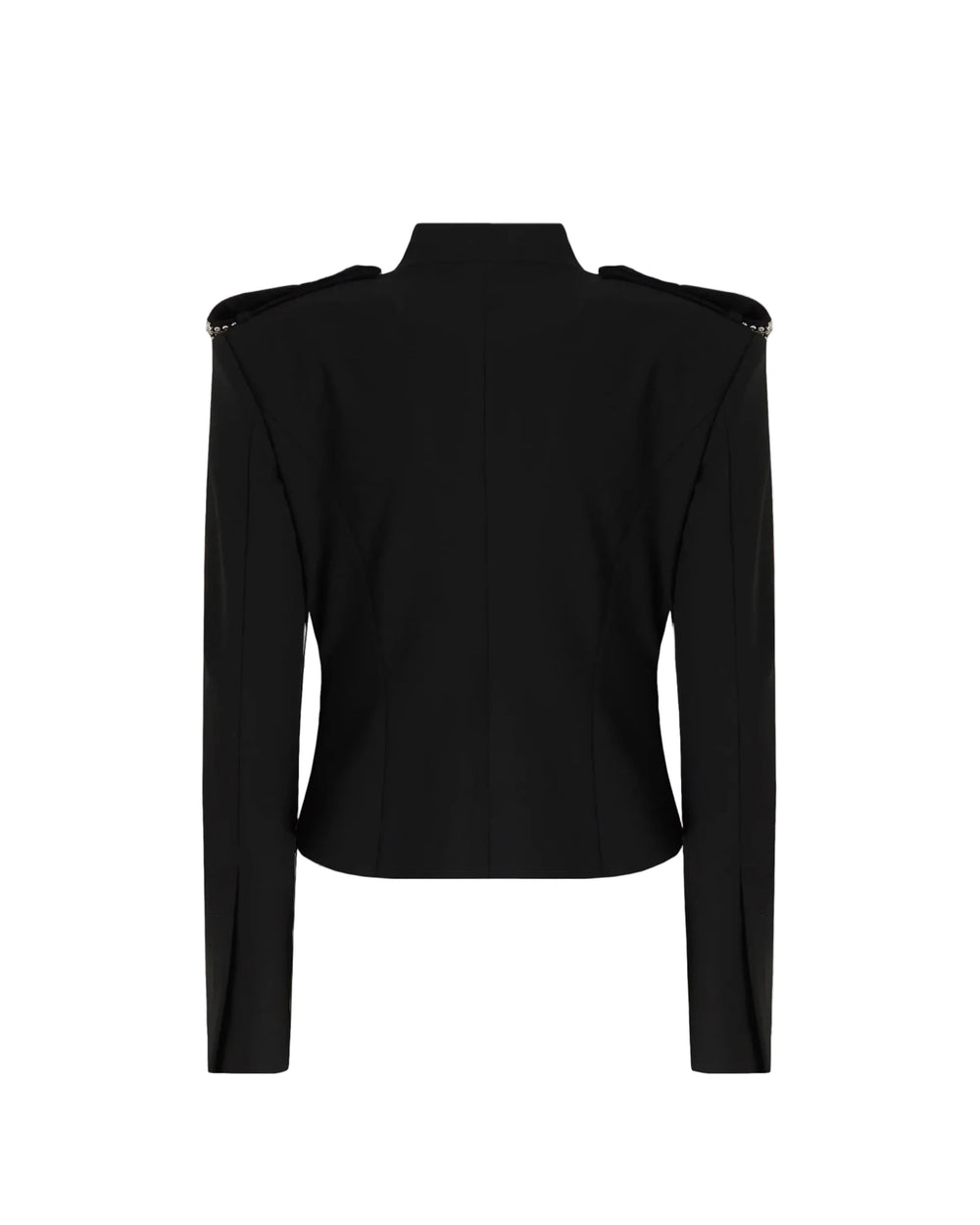 Pinko Riding Jacket With Jewel Details Black - HEARTS Zandvoort