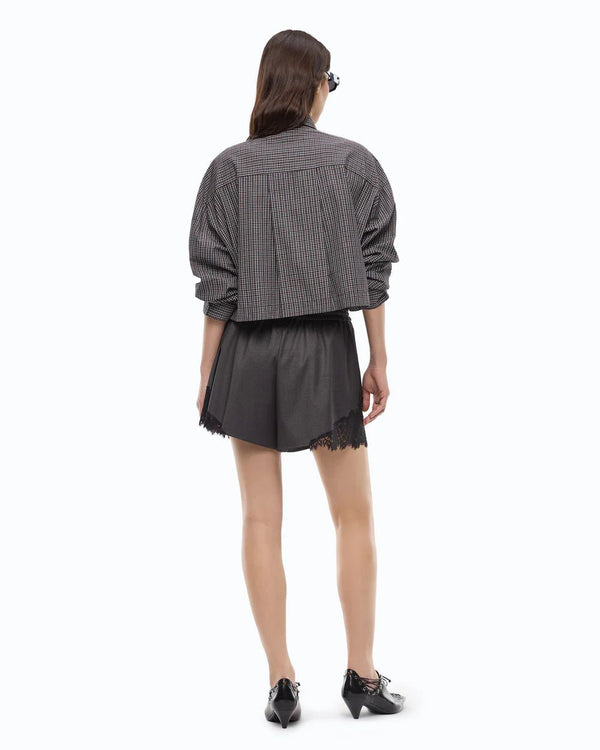 Pinko Shita Shorts Dark Grey - HEARTS Zandvoort