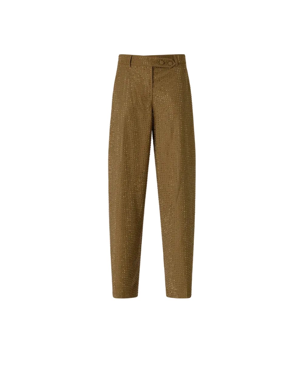 Pinko Solopaca Pantalone Green - HEARTS Zandvoort
