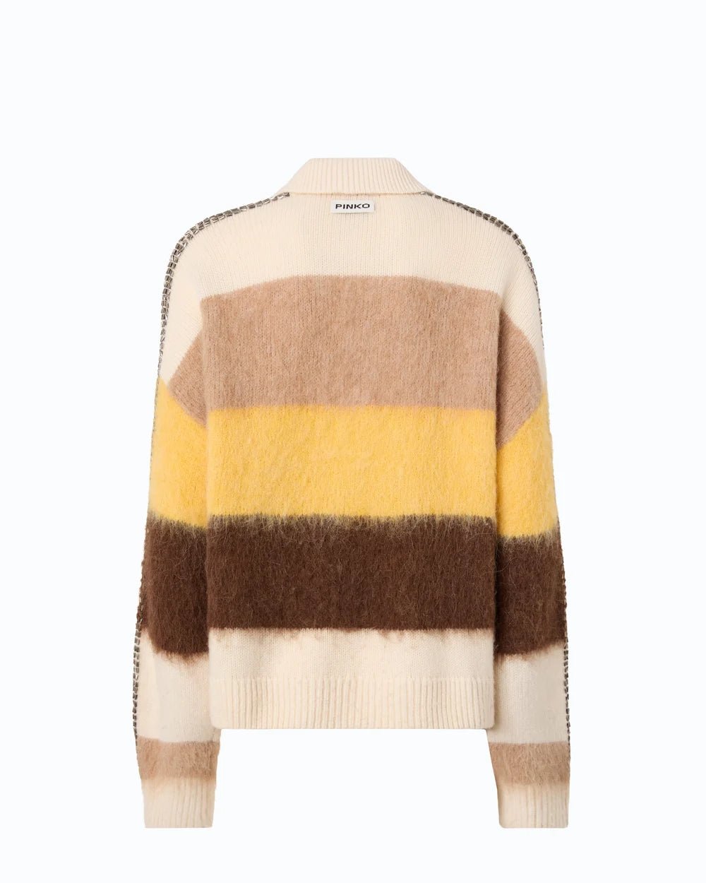 Pinko Striped Alpaca Blend Sweater - HEARTS Zandvoort