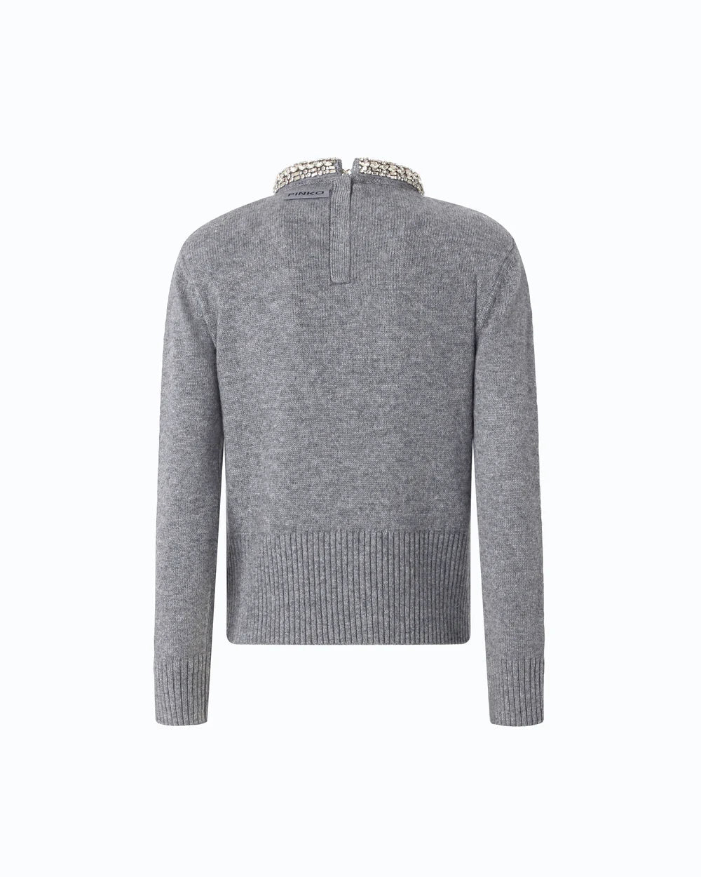 Pinko Wool-blend Knit With Jewel Collar - HEARTS Zandvoort