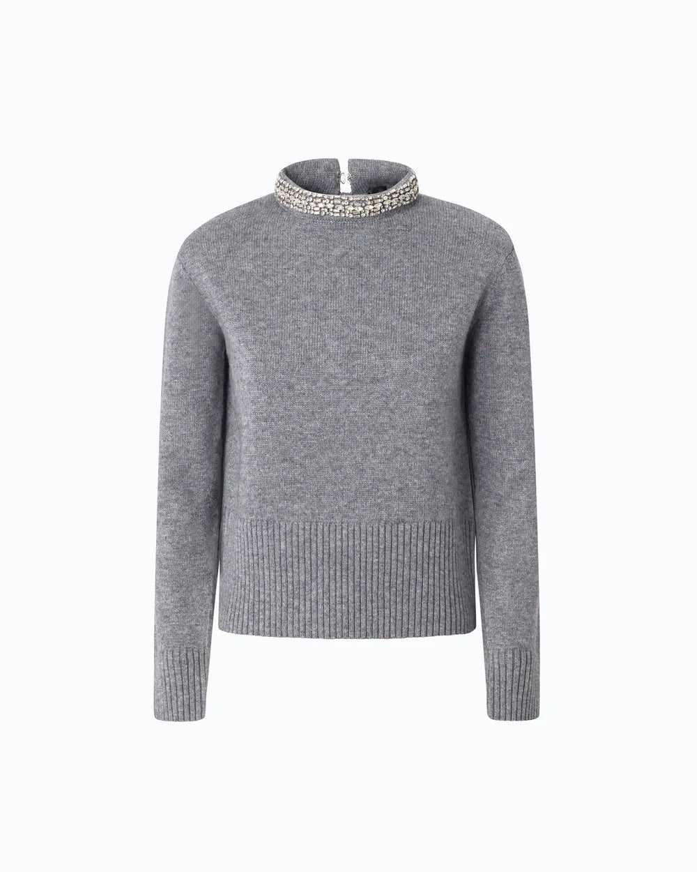 Pinko Wool-blend Knit With Jewel Collar - HEARTS Zandvoort