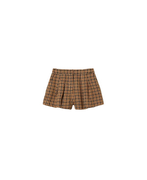 Twinset Bouclé Shorts Brown - HEARTS Zandvoort