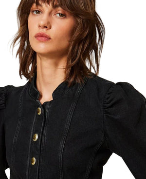 Twinset Denim Jacket Nero - HEARTS Zandvoort