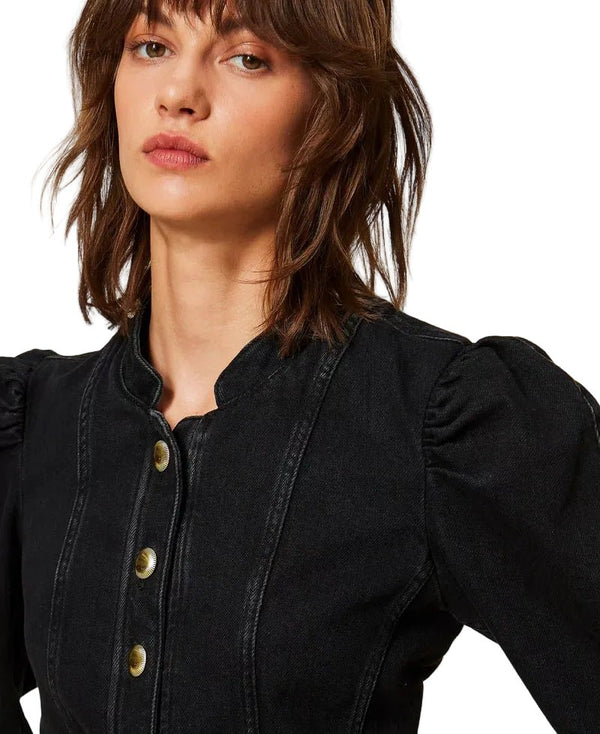 Twinset Denim Jacket Nero - HEARTS Zandvoort