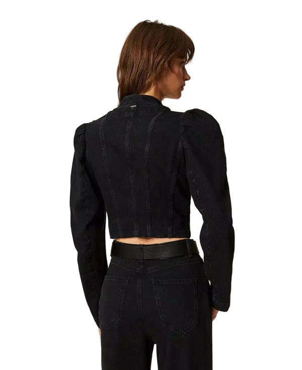 Twinset Denim Jacket Nero - HEARTS Zandvoort