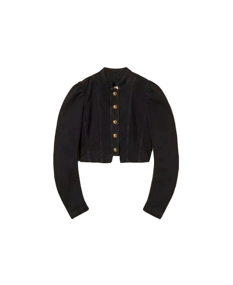 Twinset Denim Jacket Nero - HEARTS Zandvoort