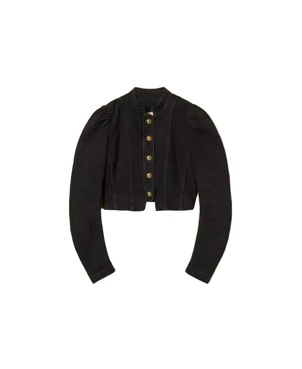 Twinset Denim Jacket Nero - HEARTS Zandvoort