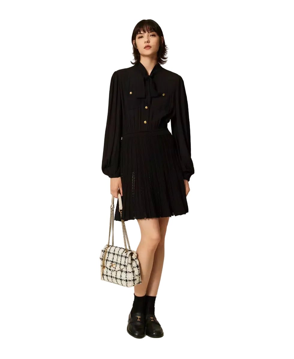 Twinset Dress With Knitted Skirt - HEARTS Zandvoort