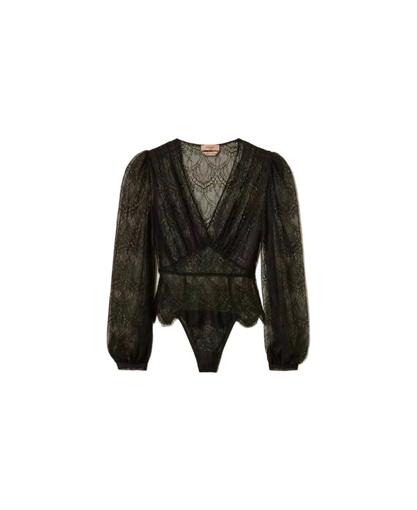 Twinset Lace Body Nero - HEARTS Zandvoort